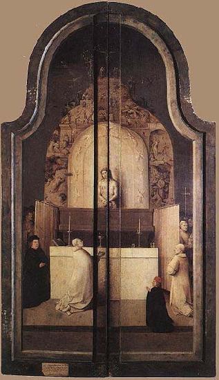 Hieronymus Bosch Triptych of The Adoration of the Magi oil painting image